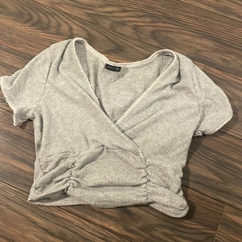 Gray Blouse